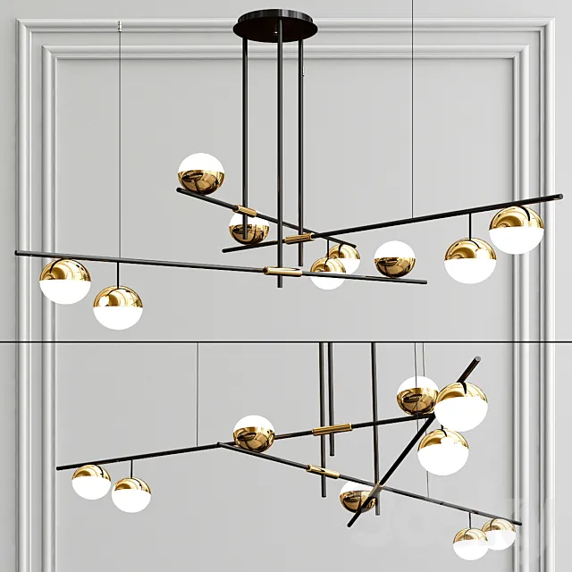 Technum Chandelier Lampatron 3DModel Technum Chandelier Lampatron 3DModel