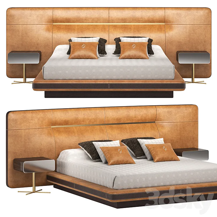 Tecni Nova 4231 Bed 3D Model Free Download