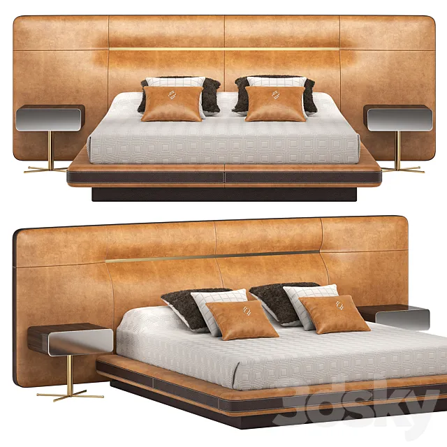 Tecni Nova 4231 Bed 3DModel Tecni Nova 4231 Bed 3DModel