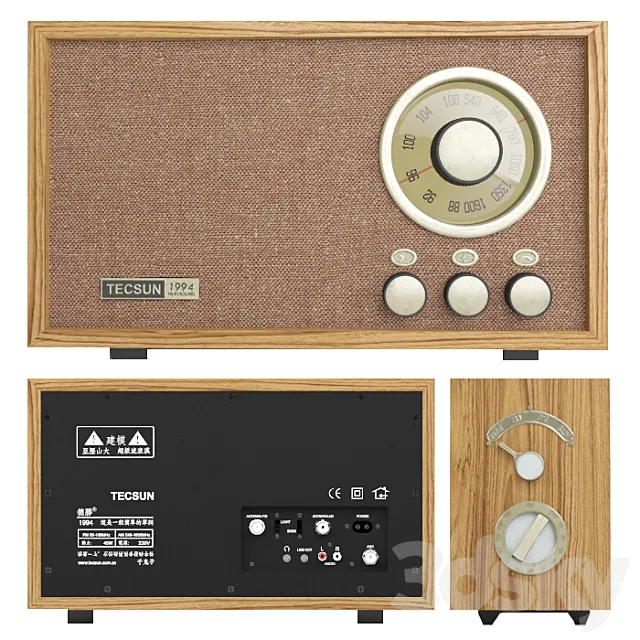 Tecsun 1994 3D Model