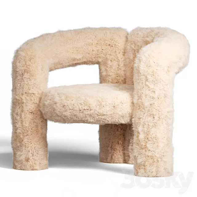 Teddy Chair 3D Model Teddy Chair 3D Model