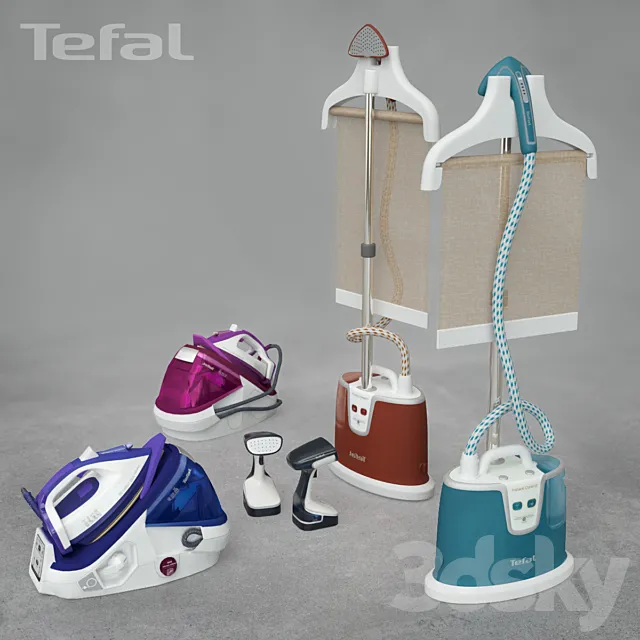Tefal set Steamer steam generator 3DModel