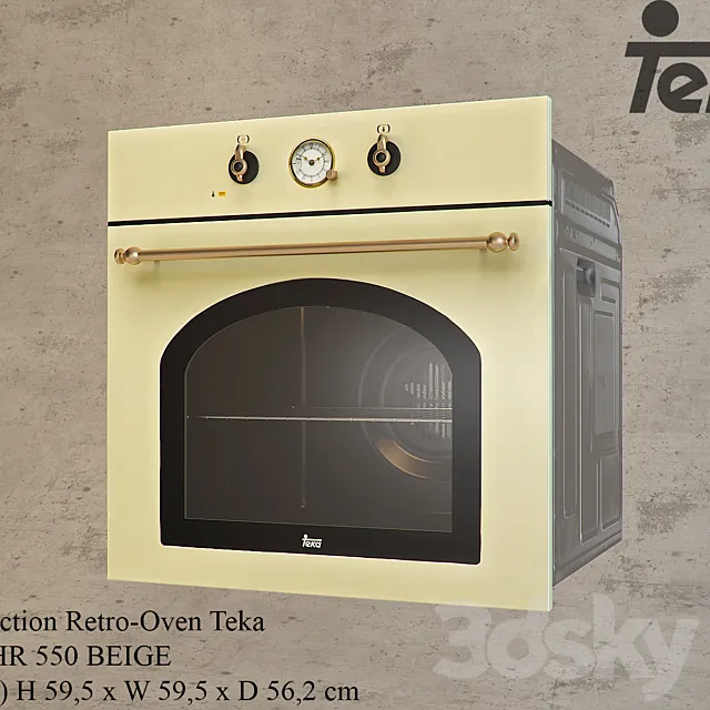 Teka – HR 550 BEIGE 3D Model