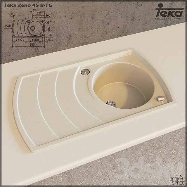 Teka Zeno 45 B-TG 3D Model