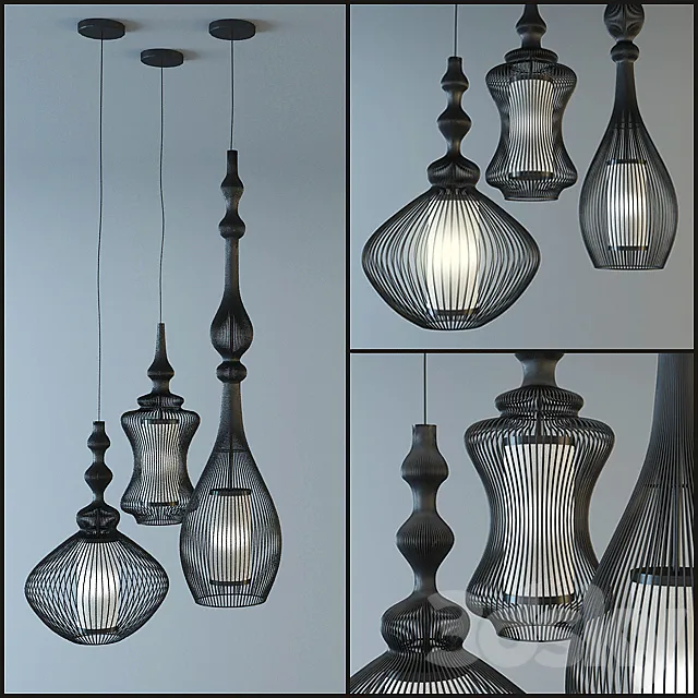 Tel Aviv lamps 3DModel Tel Aviv lamps 3DModel