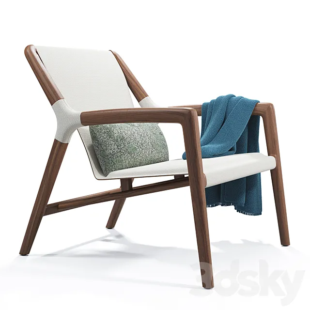 Tela armchair 3DModel