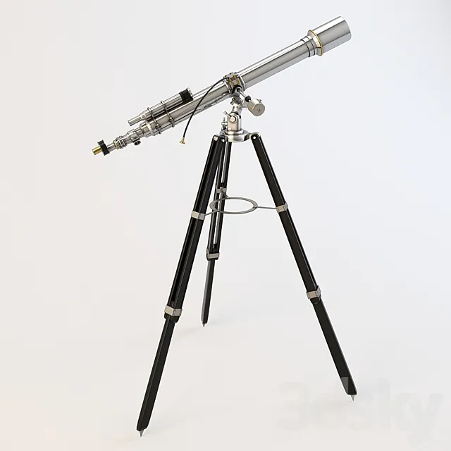 Telescope 3D Model Telescope 3D Model