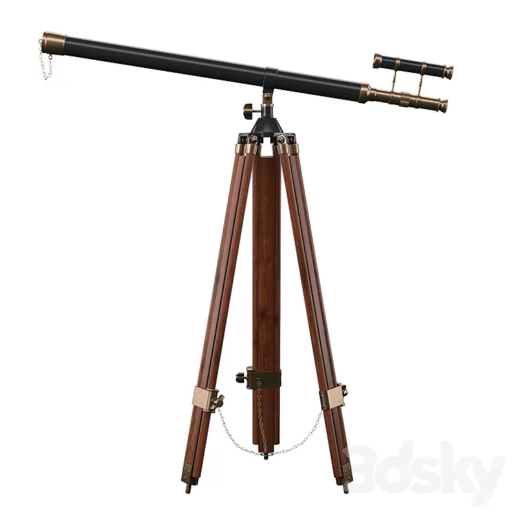 Telescope 3D Model Telescope 3D Model