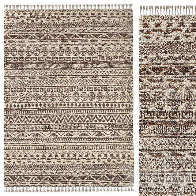 TEMERA WOOL RUG 3D Model TEMERA WOOL RUG 3D Model