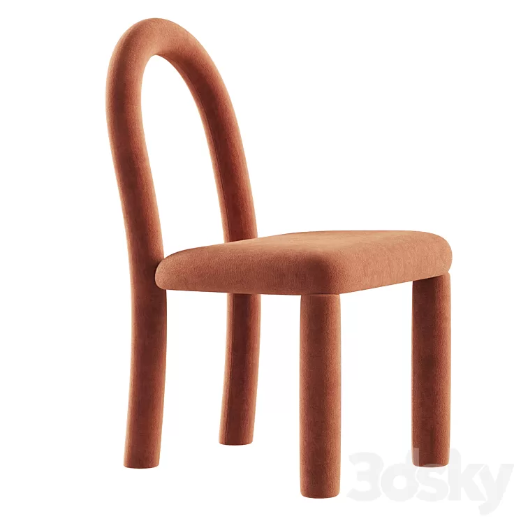 Temi Dining Chair by Sun 3D Model Free Download