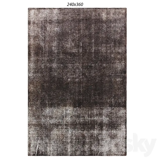 Temple and webster: Umeko Pure Wool Vintage Persian Rug 3D Model Temple and webster: Umeko Pure Wool Vintage Persian Rug 3D Model