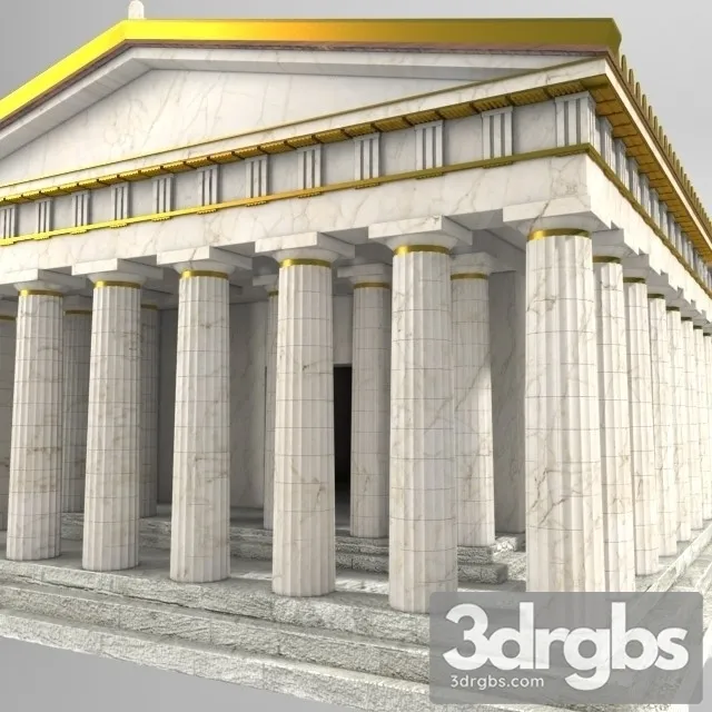 Temple Pantheon 3D Model Download