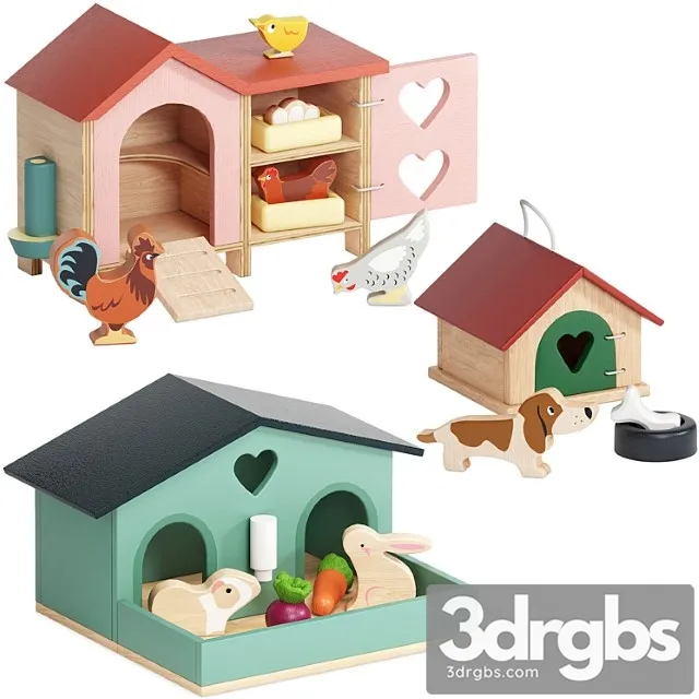 Tender leaf animal toys set Tender leaf animal toys set