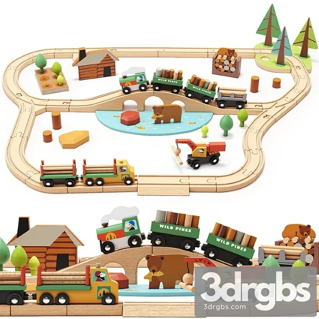 Tender leaf wild pines train set toy Tender leaf wild pines train set toy