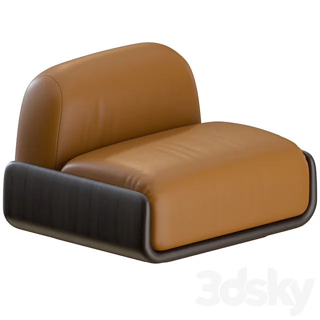 Tenere Lounge Chair by Van Rossum 3D Model Tenere Lounge Chair by Van Rossum 3D Model