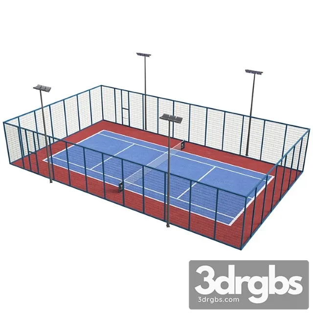 Tennis Court 1 3D Model Download Tennis Court 1 3D Model Download