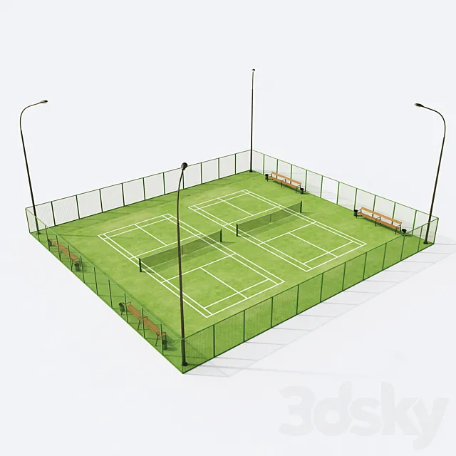 Tennis court 3DModel