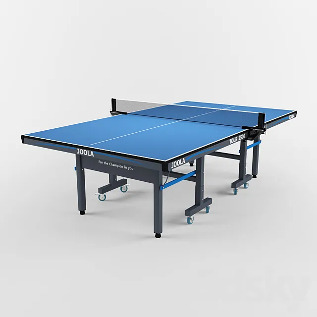 Tennis Table Ping Pong 3D Model
