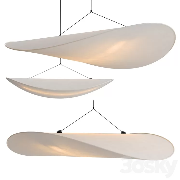 Tense Pendant Lamp 3D Model Tense Pendant Lamp 3D Model