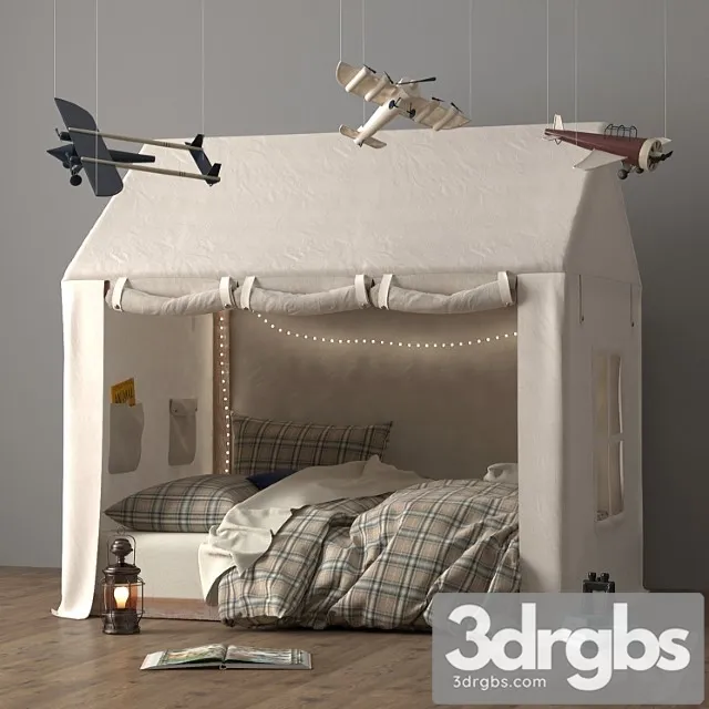 Tent 109252 Natl Twin 3D Model Download