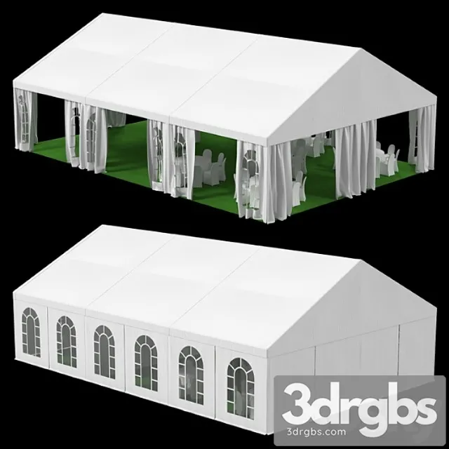 Tent 10x15m 3D Model Download