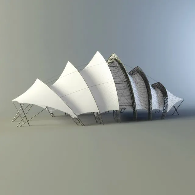 Tent design (type 1) 3D Model Tent design (type 1) 3D Model