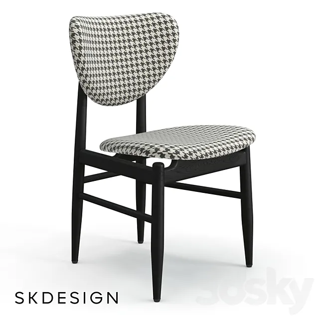 Teo dining chair 3D Model Teo dining chair 3D Model