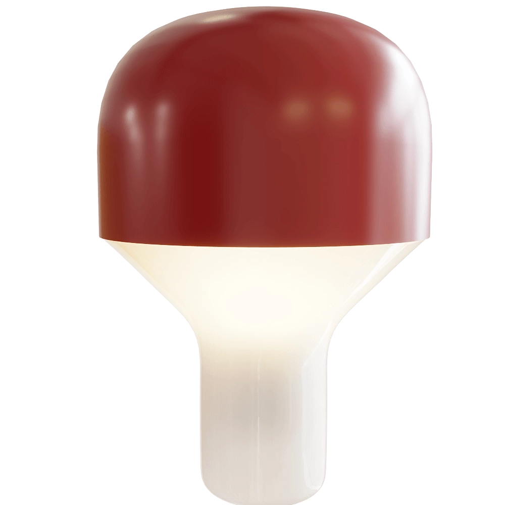 TEO – Table lamp CAP Dark Red 3D Model