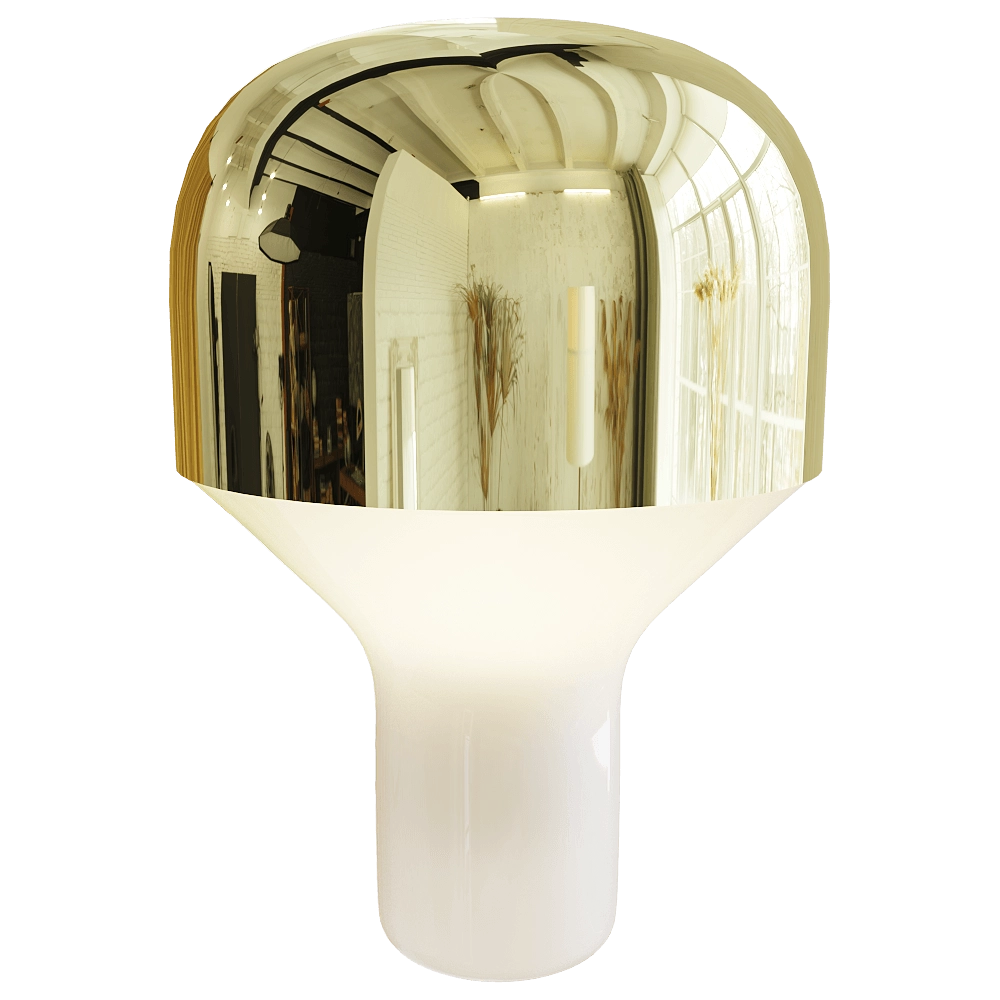 TEO – Table lamp CAP Gold 3D Model