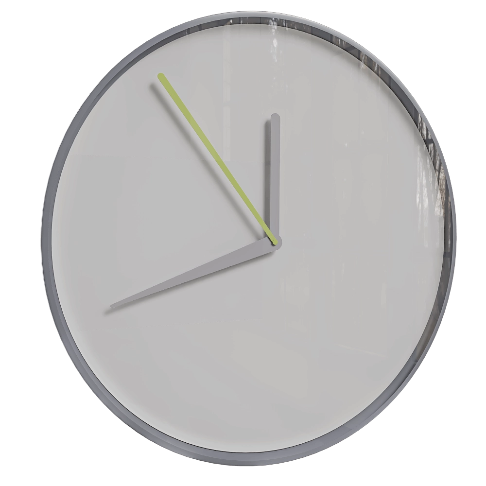 TEO – Wall clock Thin 3D Model