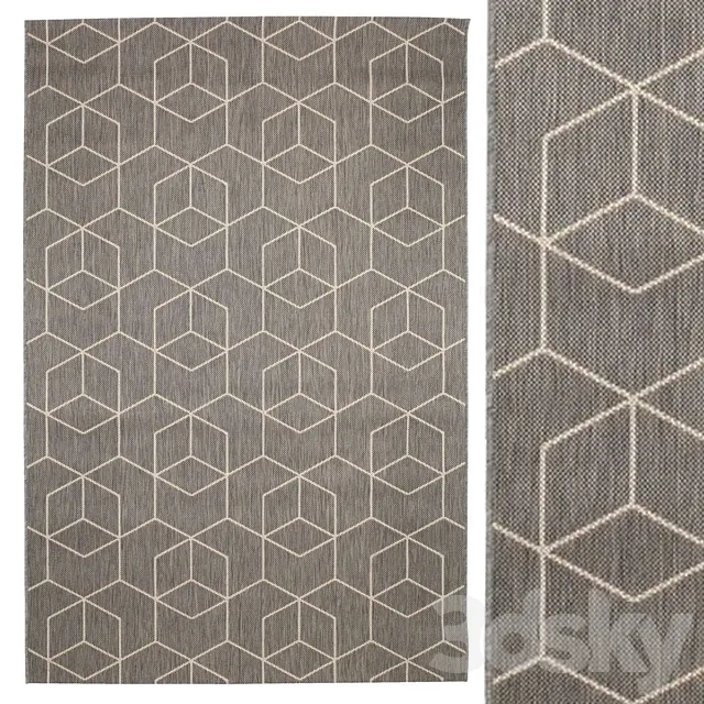 Tepih rug 3D Model Tepih rug 3D Model