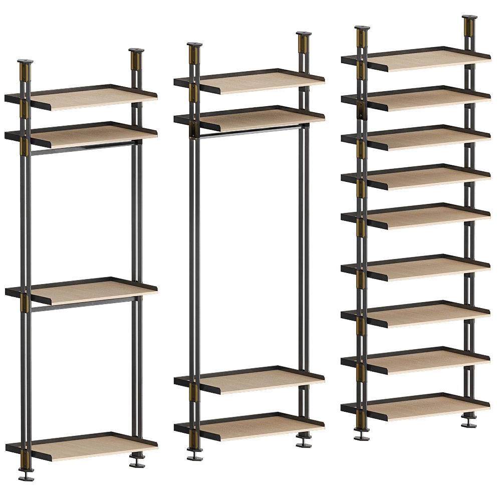 Teplo concept – Shelving M1M2M3 3D Model Teplo concept – Shelving M1M2M3 3D Model
