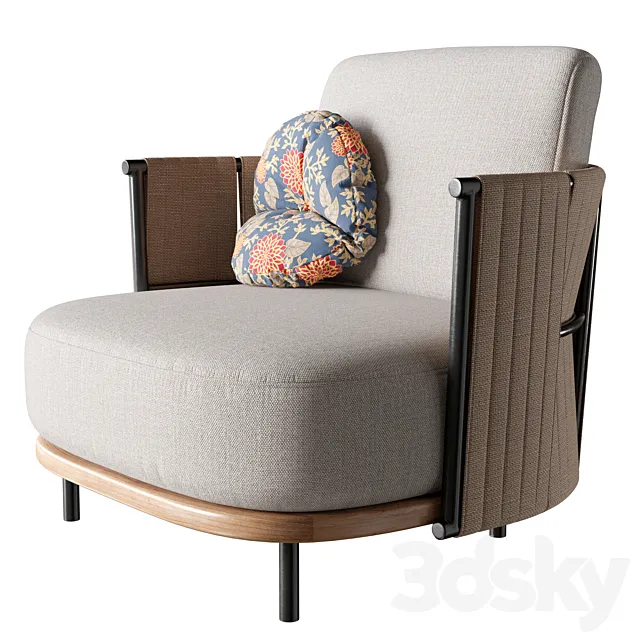 Teporia Rada armchair 3D Model