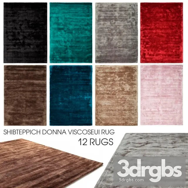 Teppich Donna Viscose 3D Model Download