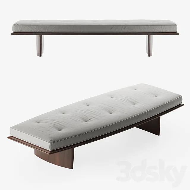 Terence harold robsjohn-gibbings bench 3DModel Terence harold robsjohn-gibbings bench 3DModel