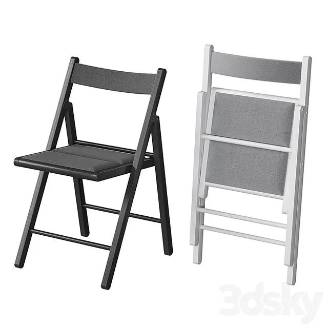Terje Terier Folding Chair Ikea 3D Model