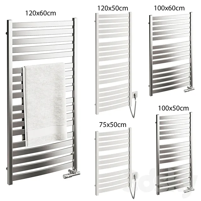 Terma Heated towel rail 3D Model Terma Heated towel rail 3D Model