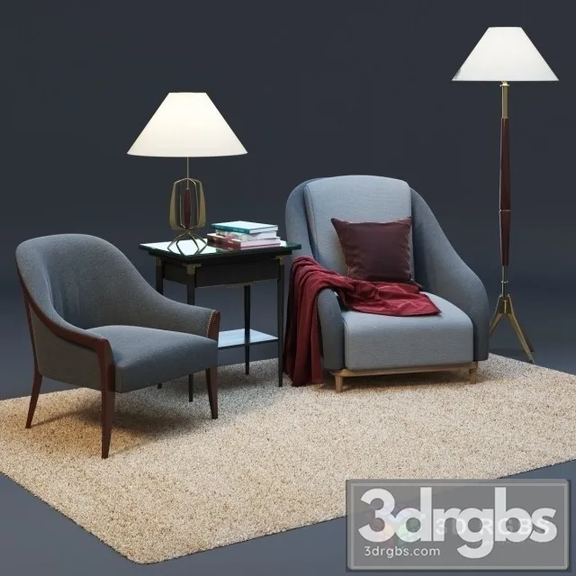 Terra Cotta Armchair 3D Model Download Terra Cotta Armchair 3D Model Download