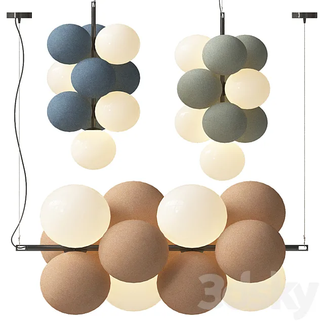 Terracotta Pendant Lights 3D Model