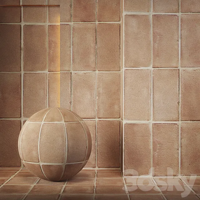 Terracotta tile 3D Model