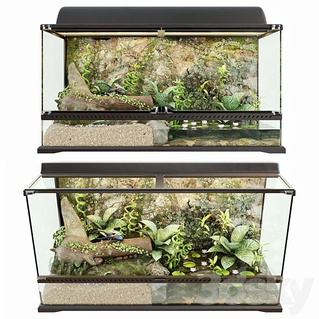 Terrarium 3D Model Terrarium 3D Model