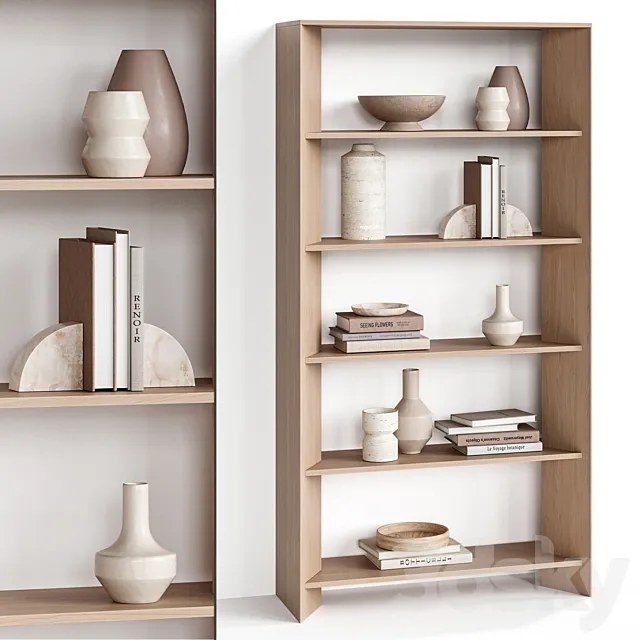 Terrazza rack Crate&Barrel 3D Model