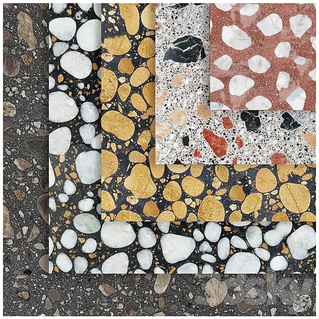 Terrazzo marble 10 3DModel