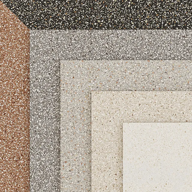 Terrazzo NEWDECO set1 3D Model