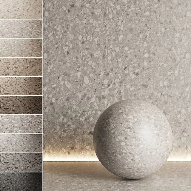 Terrazzo seamless marble 10 3D Model Terrazzo seamless marble 10 3D Model