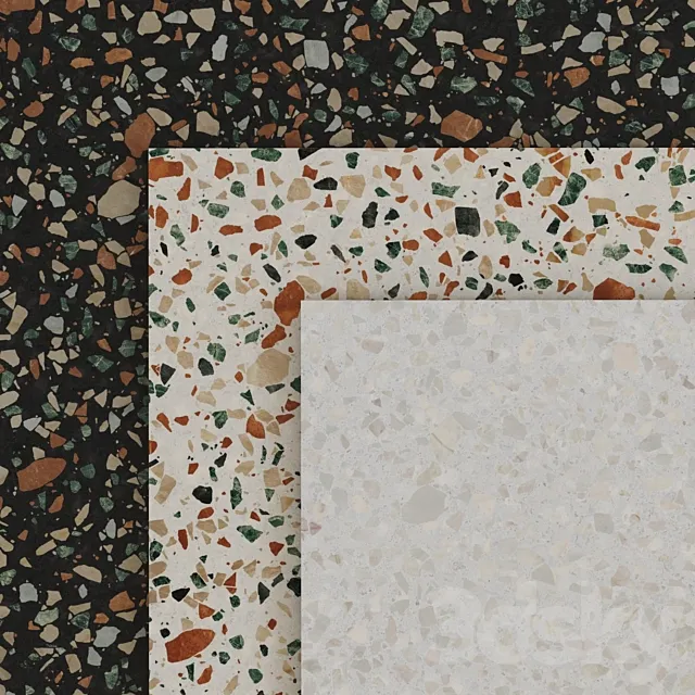 Terrazzo set1 3D Model