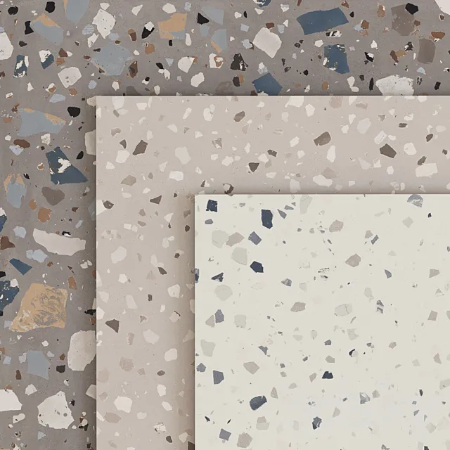 Terrazzo set2 3D Model