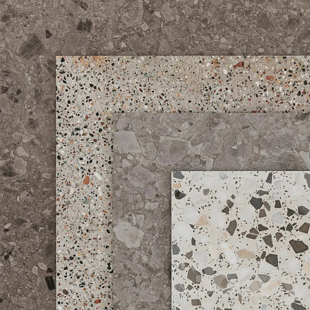 Terrazzo set5 3D Model Terrazzo set5 3D Model