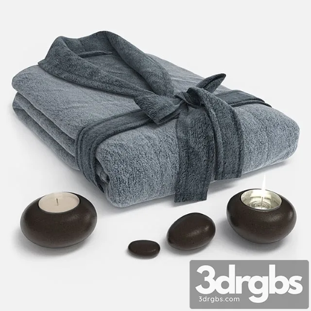 Terry Bathrobe 3D Model Download