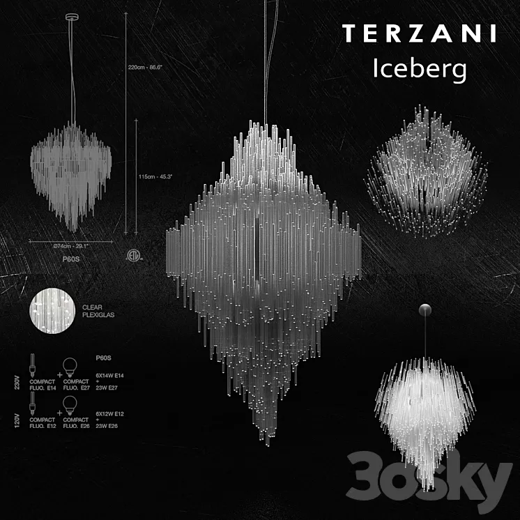 Terzani Iceberg 3D Model Terzani Iceberg 3D Model